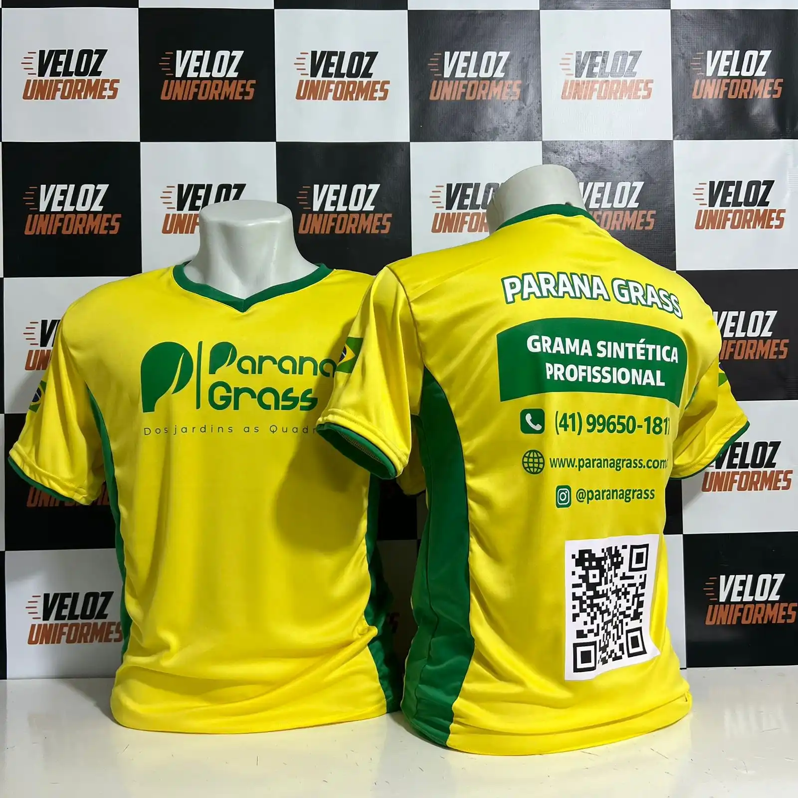 Uniforme personalizado entregue pela Veloz Uniformes